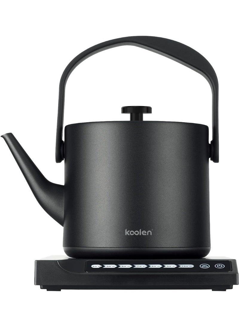 Electric Kettle with Hoop Neck and Digital Touch Base 800102060 1.7 L 1200 W 800102060 BLACK