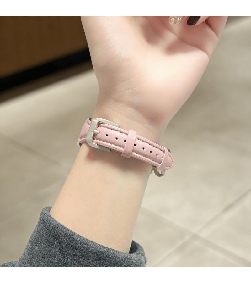 Mixed Colors 18mm Genuine Leather Watch Band Compatible with Huawei Fit3 Fit4 Band 8 9 10 - Image 4