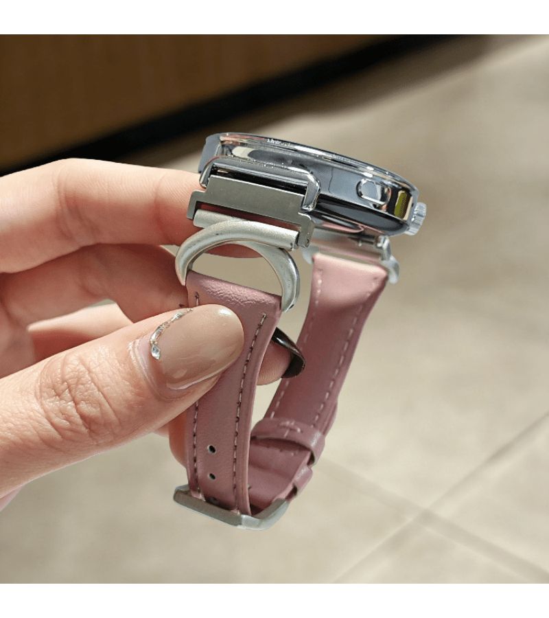 Mixed Colors 18mm Genuine Leather Watch Band Compatible with Huawei Fit3 Fit4 Band 8 9 10 - Image 1