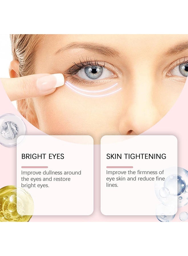 Dinkiss Lutein Eye Essence Oil, VC Lutein Eye Essence Oil, Lutein Eye Serum, Lutein Eye Oil, Under Eye Oil Roller Ball, Japan Firming Anti-Aging Eye Serum For Eye Bags (20ml) - Image 5