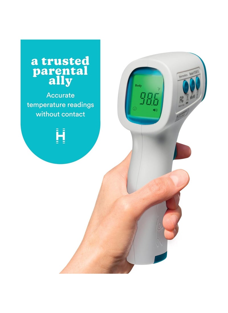 FARROBIZZ - Non-Contact Infrared Forehead Thermometer, Clinically Proven Fast Accurate Results, High-Fever Alert with 4-in-1 Readings - Image 1