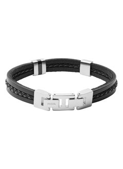 FOSSIL Vintage Casual Men's Leather or Stainless Steel with lobster, Buckle or Fold over closure bracelet  - Image 3