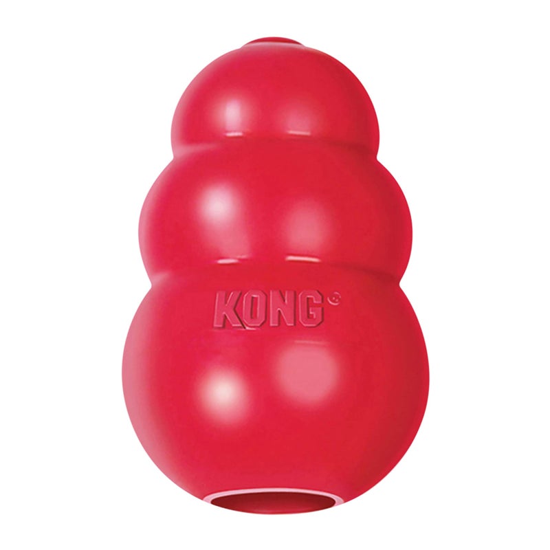 KONG Classic Stuffable Dog Toy Fetch Chew Toy for Dogs TreatFilling Capabilities Erratic Bounce for Extended Play Time Durable Natural Rubber Material for Large Dogs - Image 2