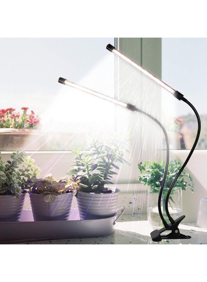 تنمو الضوء ، الطيف الكامل الأبيض 84 LED Clip Plant Lights للنباتات الداخلية التي تنمو ، 4/8/12H موقت و 5 مستويات قابلة للتخفيف - Image 5
