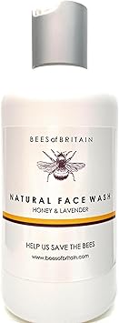BEES of BRITAIN 99 Natural Face Wash Honey Lavender No SulfatesParabens pH 55 Sensitive Skin We Donate 5 of our Profit to Save Bees Pollinators 250ml - Image 1