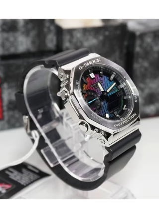 Casio G Shock Watch For Men Rainbow Brick Wall GM-2100RW-1A Analog-Digital Octagonal Wrist Watch Shock Athletic - view 4