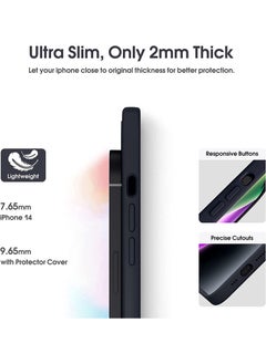 Theodor Protective Slim Fit Case Liquid Silicone Cover with Full Body Protection Anti-Scratch Shockproof Case For iPhone 12 Black  - Sweet Summer Time  - Image 4