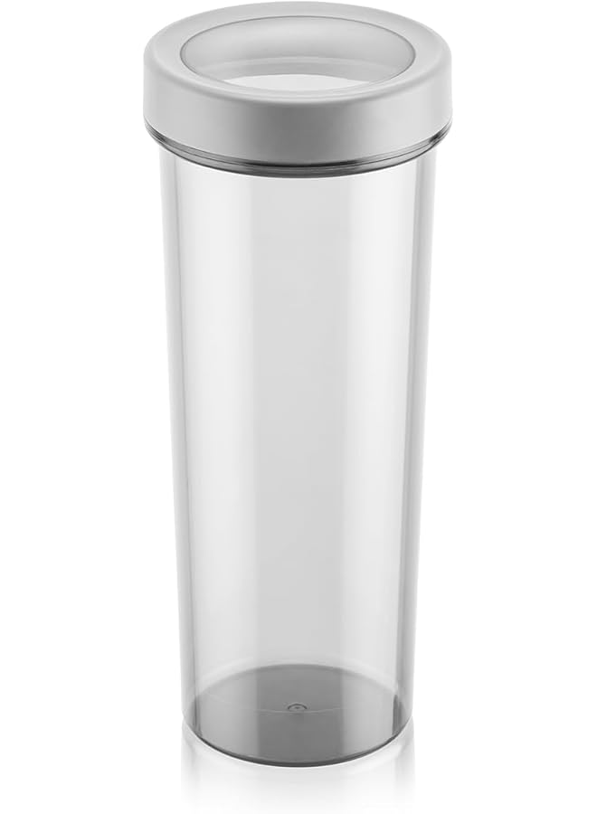 أوركيد صندوق تخزين دائري من فولي لايف لينيا، سعة ١٧٠٠ مل، مجموعة أوعية تحضير وجبات، أوعية بلاستيكية محكمة الغلق لتخزين الطعام مع أغطية، صناديق تنظيم تخزين مطبخ قابلة للتكديس، خالية من مادة BPA وآمنة للاستخدام في الميكروويف (Bnm 7055) - Image 1