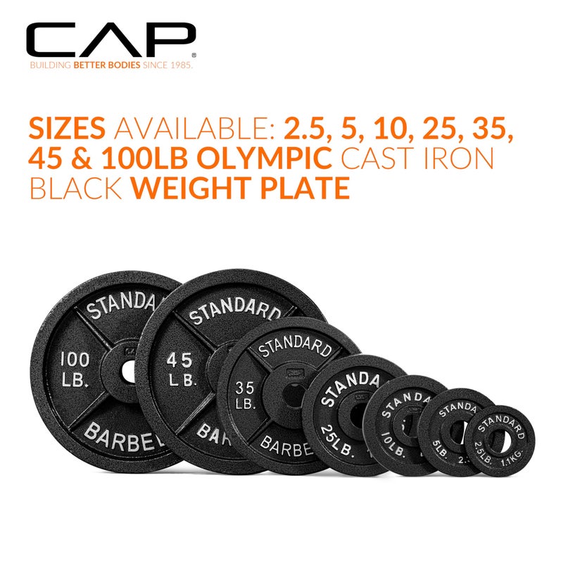 CAP Barbell 2-Inch Olympic Grip Plate, 2.5-Pounds - Image 5