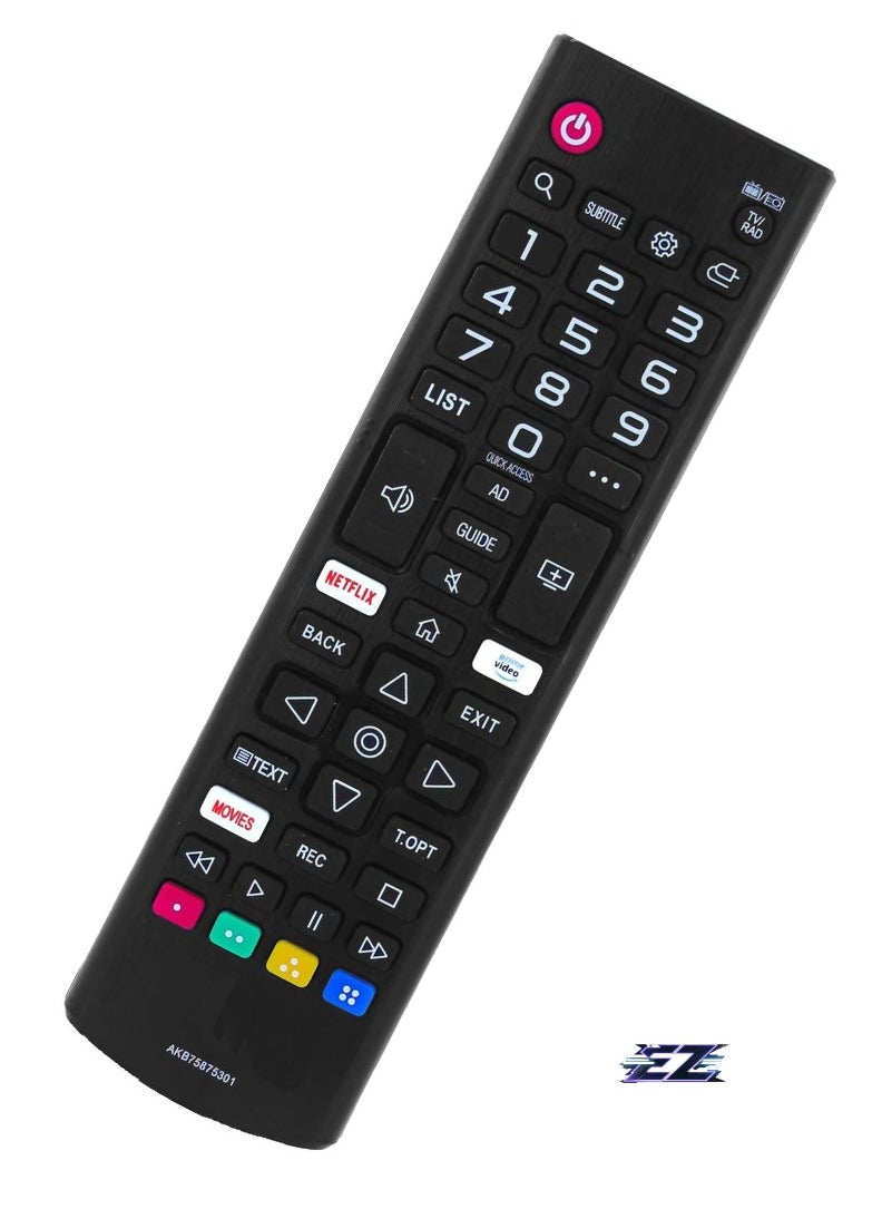ELTRAZONE - Universal TV Remote Control for LG – Compatible with AKB75675301, AKB75675304, AKB75095308, AKB75675311 – Works with OLED, LED, and NANO Series – Replacement for 32LM6300, 43LM6300, 43UM7000, 49UM7000 & More – Easy Setup & Full Control - Image 1