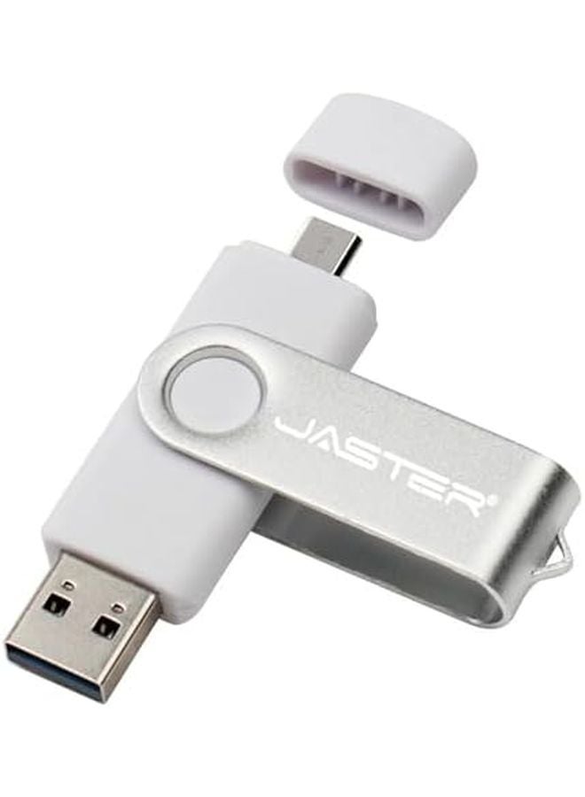 USB 2 0 OTG Flash Drive 16GB White For Phone Tablet PC Pendrive - Image 2