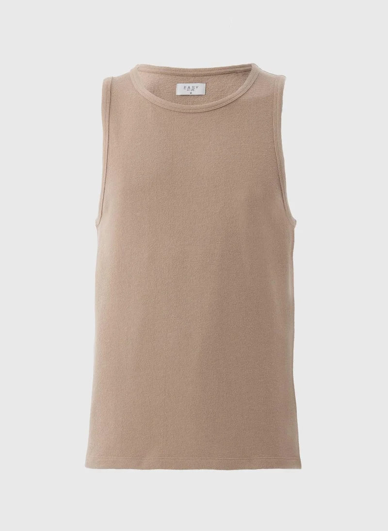 Matalan Stone Texture Plain Vest Top