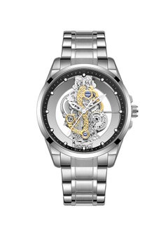 KIMSDUN Double-Sided Transparent Skeleton Men's Watch – Waterproof 30M Quartz Timepiece with Hollow-Out Design | Stainless Steel Luxury Watch for Casual, Office & Formal Events  - Image 1