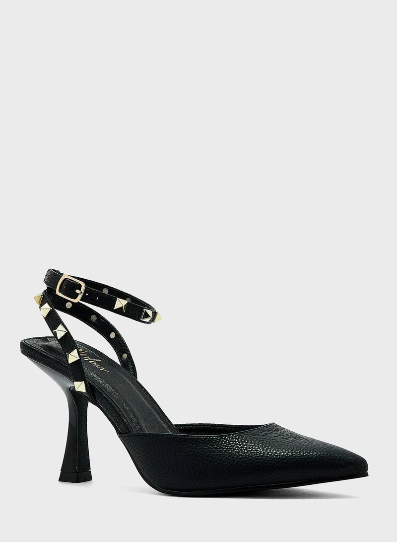 منبور Pointed Toe High Heel Sandals