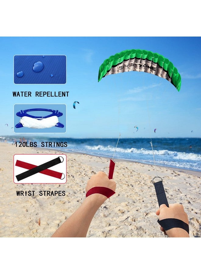 Hengda Kite 2.5M Dual Line No Skeleton Soft Stunt Parafoil Power Kites 98Inch For Beach With Flying Tools - Image 5