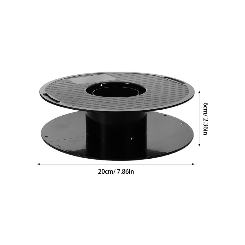 حامل بكرات خيوط طابعة ثلاثية الأبعاد عالمي 4 قطع رف تخزين مكتبي لخيوط PLA و ABS - Image 3