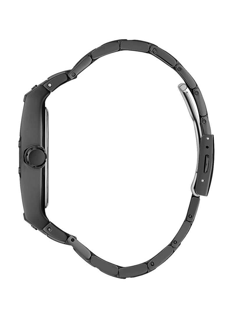 GUESS - Men’s Analog Quartz Black Case Black Stainless Steel Watch GW0387G3 - 43mm - Image 1