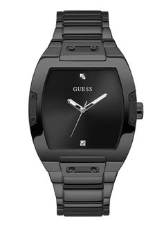 Men’s Analog Quartz Black Case Black Stainless Steel Watch GW0387G3 - 43mm