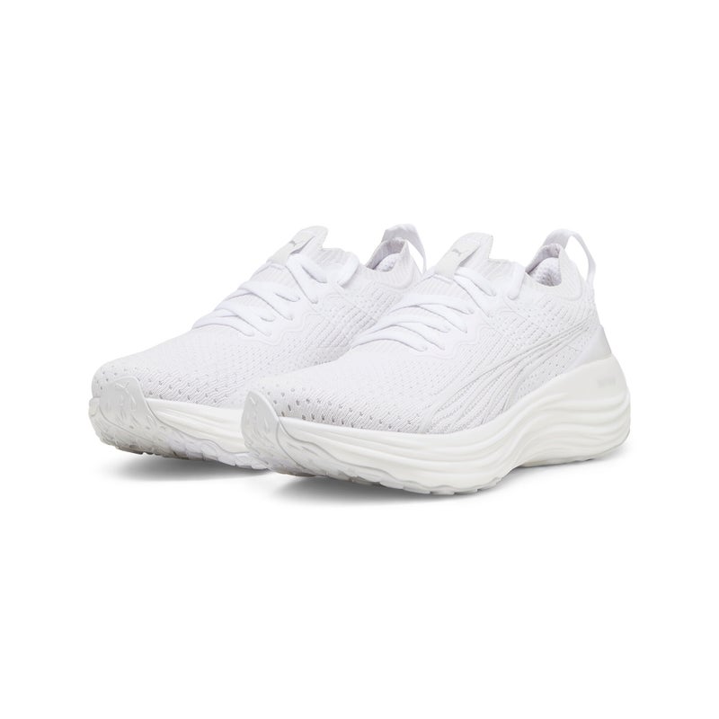 PUMA Foreverrun NITRO Knit Womens White Running Shoes - Image 5