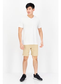 Gaiam Men Sportswear Fit Training Short, Beige  - Image 3