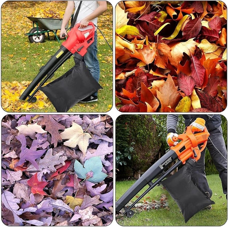 حقيبة كبيرة السعة لجمع الأوراق بسحاب سفلي للفناء والحديقة والتراس والممر - Image 5