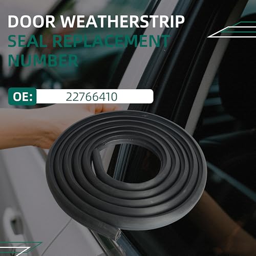 Riyhch Door Weatherstrip Seal,for GMC Yukon/XL 1500 2500,for Cadillac Escalade ESV EXT,for Chevy Avalanche/Tahoe/Suburban 1500 2500,OE 22766410 22766409 (Front Right Passenger Side Weatherstrip) - Image 4