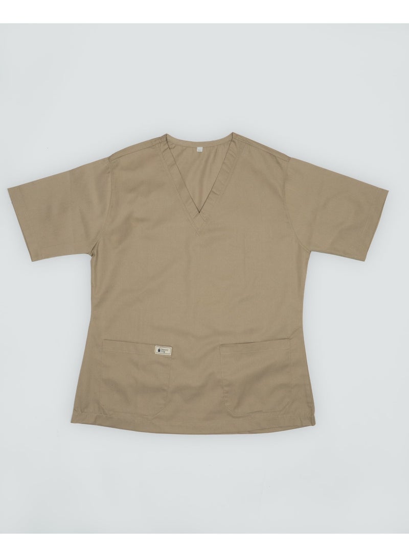 Nanny Tag V-Neck Scrub Suit | Premium Stretchable Medical Uniform with Utility Pockets - Image 4