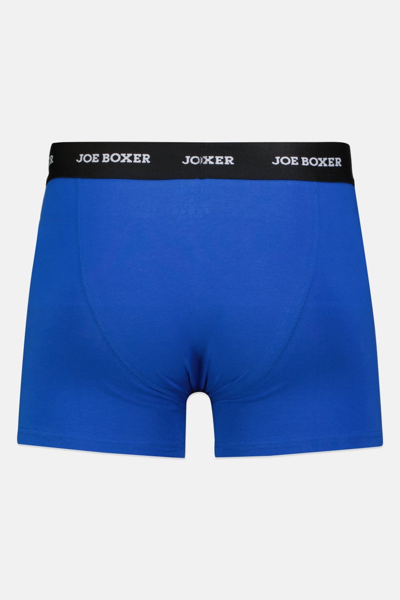 Joe Boxer شورت بوكسر ثلاث قطع للرجال بشعار العلامة التجارية، متعدد الألوان - Image 2