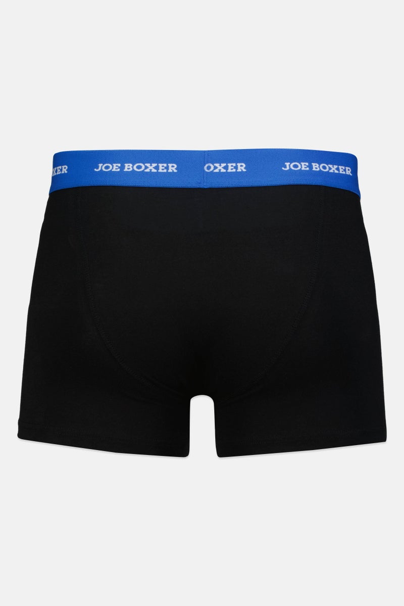Joe Boxer شورت بوكسر ثلاث قطع للرجال بشعار العلامة التجارية، متعدد الألوان - Image 3
