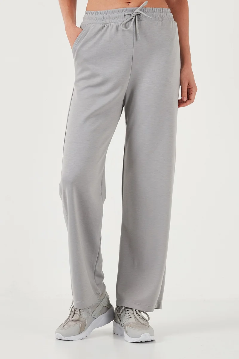 Lela Stretch Wide Leg Regular Fit Oysho Fabric Sweatpants Women's Sweatpants 5865881