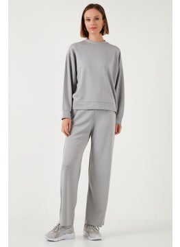 Lela Stretch Wide Leg Regular Fit Oysho Fabric Sweatpants Women's Sweatpants 5865881  - Image 5