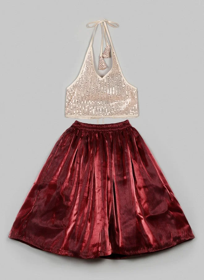 Saka Designs Embellished Lehenga Choli Set for Girls