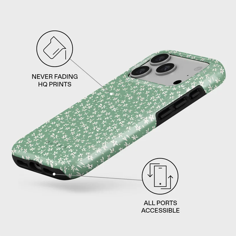Burga iPhone 17 Pro Max Lush Meadows Burga iPhone 17 Pro Max Lush Meadows Premium Case Compatible with Hybrid Dual-Layer Hard Shell + Silicone Protection - Scratch-Resistant Shockproof Mobile Cover  | Best Price UAE