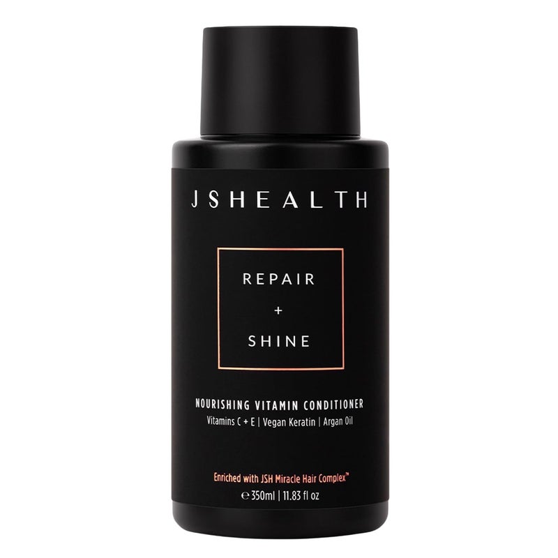 JSHealth Nourishing Conditioner - Vitamin-Enriched Deep Treatment for Dry, Colored Hair - With Keratin, Argan Oil, and Vitamins C & E | Sulfate-Free, Vegan, 350ml - Image 1