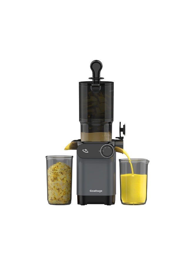 Goaltage JM02 VitaFlow Slow Juicer With Reverse Function | Wide Feed Chute ,Cold-Press Technology, Powerful Extraction, Easy Maintenance, Anti-drip Lid, Safety Lock - Image 1