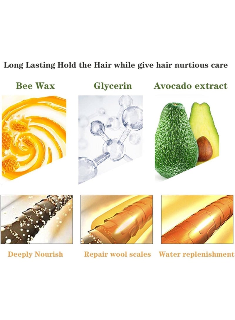 اي كي تي عصا شمع لتصفيف الشعر IKT 75 جم – تثبيت قوي، تنعيم الشعر، التحكم في الهيشان والتطاير، شمع للشعر للرجال والنساء - Image 4