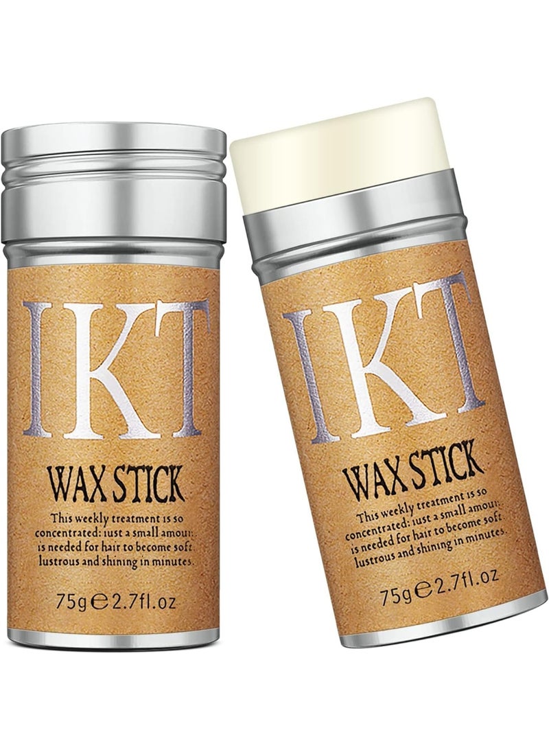 اي كي تي عصا شمع لتصفيف الشعر IKT 75 جم – تثبيت قوي، تنعيم الشعر، التحكم في الهيشان والتطاير، شمع للشعر للرجال والنساء - Image 3