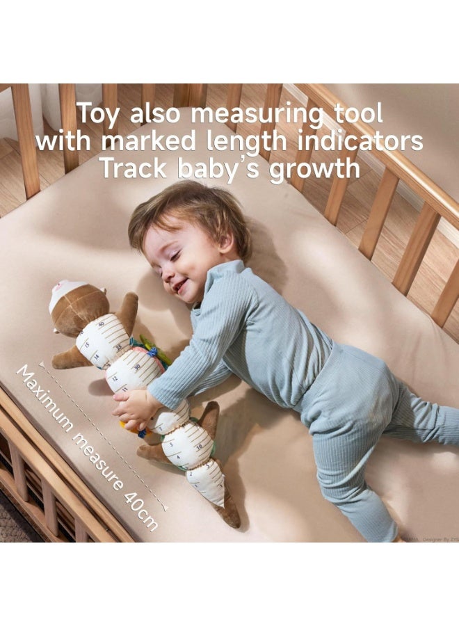 Gonice aby Toys 0-6 Months - Tummy Time Musical Plush Otter Toy with Crinkle Paper Rattle Soft Activity Sensory Toy for 3 4 5 6 12 Months Old Boys and Girls - Image 4