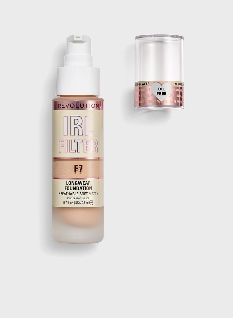 REVOLUTION Revolution IRL Filter Longwear Foundation F7  - Image 1
