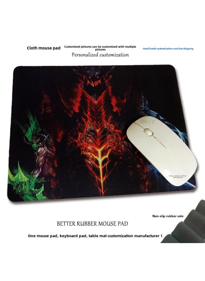 Generic - Small Batch Multi-figure Creative Large Game Office Mouse Pad Keyboard Pad Table Pad To Make Bette Factory-Pattern:600*300*3mm Thick - Image 1
