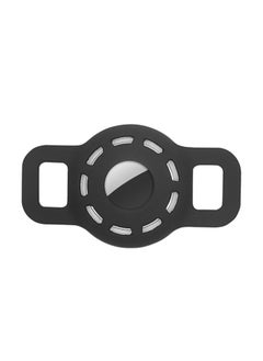 Pet Cat Dog Lost Strap For Apple Airtags Anti-lost Locator Tracker Case-Color:Black-Applicable Model:Large