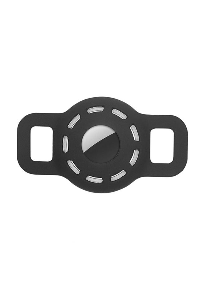 Generic - Pet Cat Dog Lost Strap For Apple Airtags Anti-lost Locator Tracker Case-Color:Black-Applicable Model:Large - Image 1