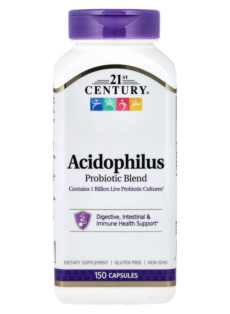 21st Century Acidophilus Probiotic Blend, 150 Capsules - Image 1