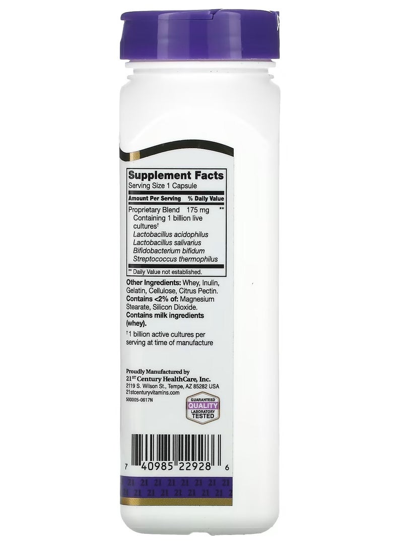 21st Century Acidophilus Probiotic Blend, 150 Capsules - Image 2