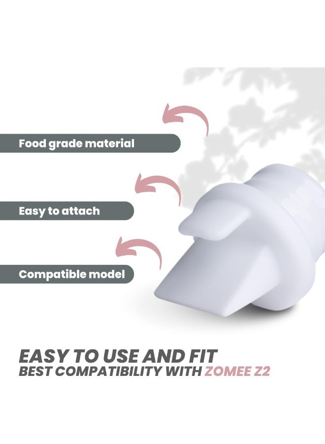 Zomee Duckbill Valve - White Valve - Image 3