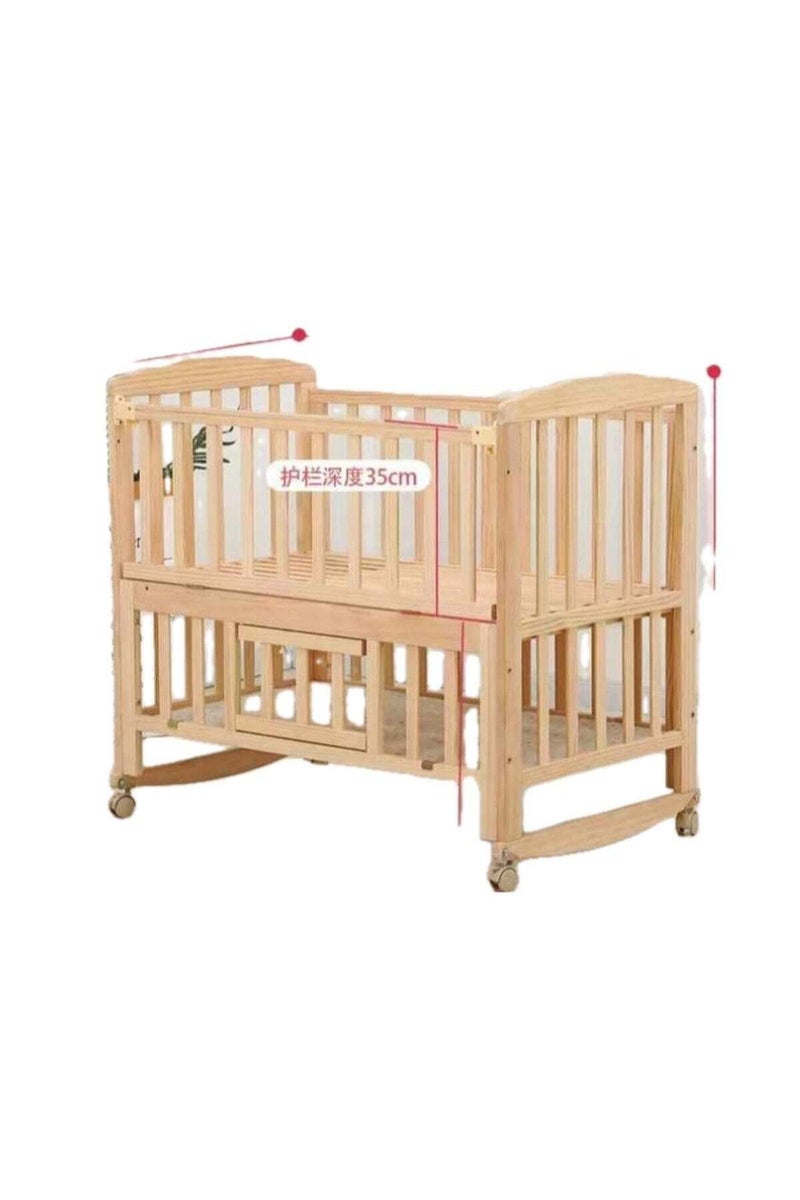 Extendable Wooden Baby Bed