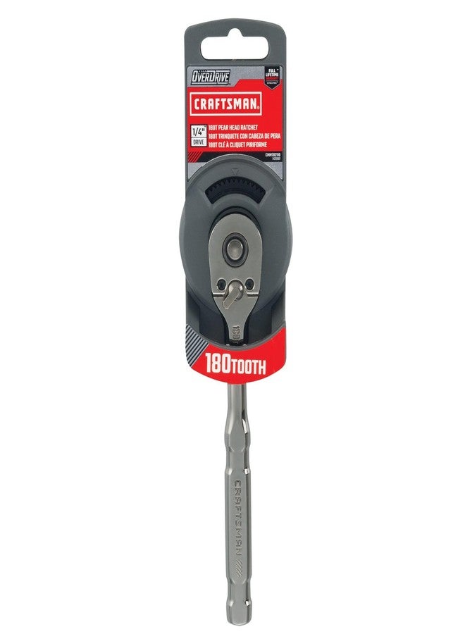 CRAFTSMAN OVERDRIVE 1/4" Drive 180T Pear Head Ratchet (CMMT82110) - Image 5