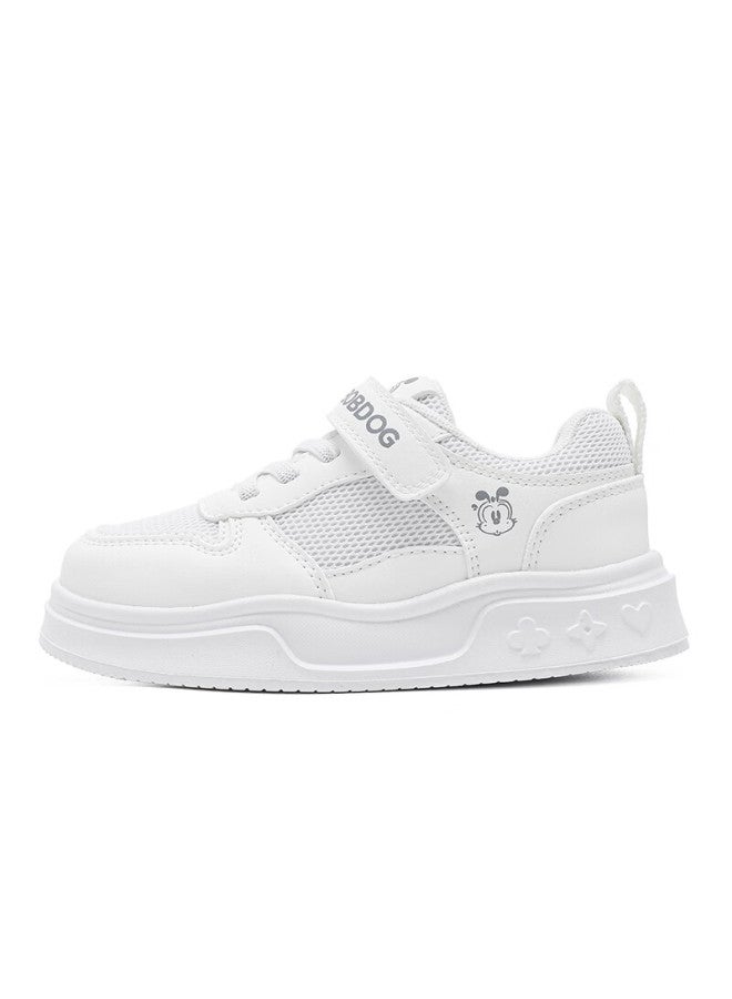 Bobdog Boys' Spring Mesh Casual White Low-top Sneakers Children's Running Shoes 102561035 White Size 36 - Image 4
