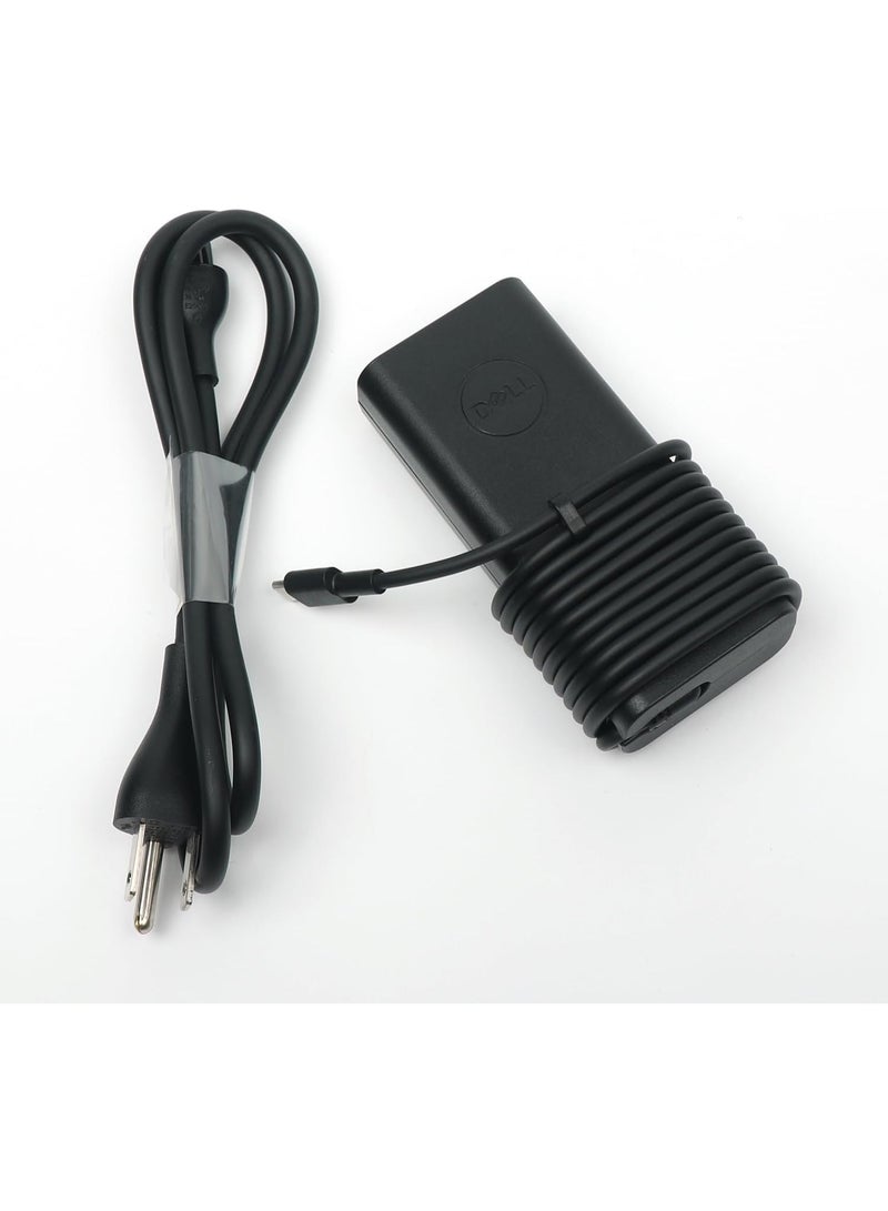 Zexen 65W USB C Laptop Charger,Latitude 5500 5501 5510 5511 5520 5521 5530 5531 5540 AC Adapter with 3ft Power Cord, Black - Image 2