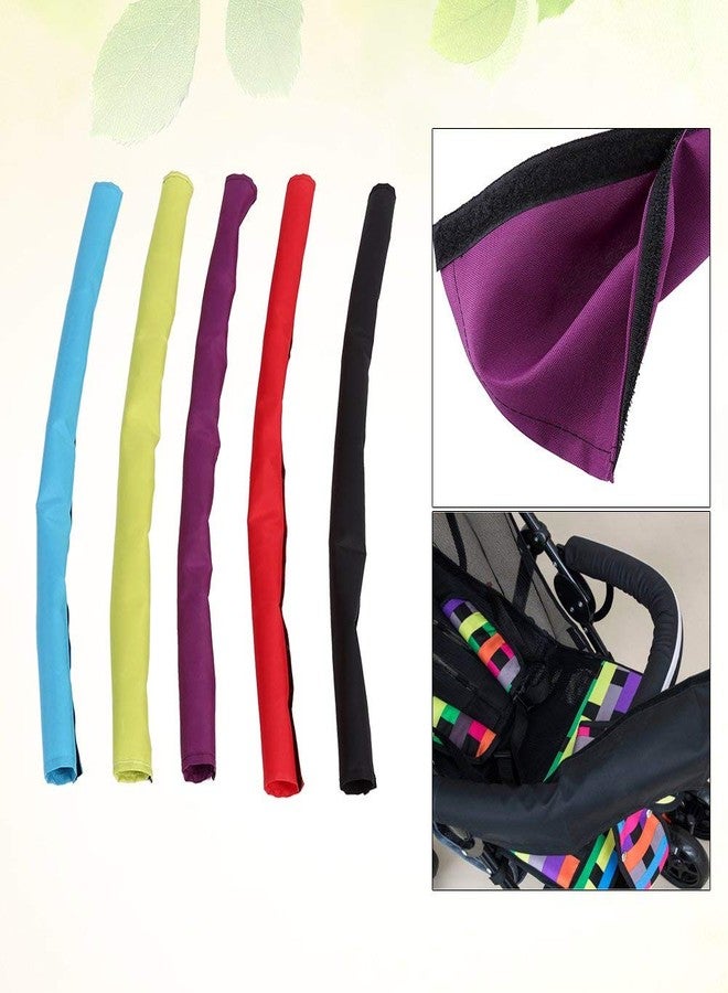 Fdit قفازات دافئة لمقابض عربة الأطفال Fdit 5 قطع (أحمر) - Image 2